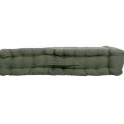 Coussin de sol uni en pur coton