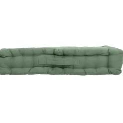 Coussin de sol uni en pur coton