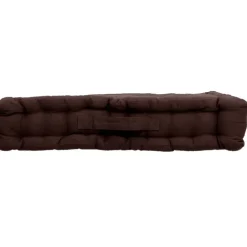 Coussin de sol uni en pur coton