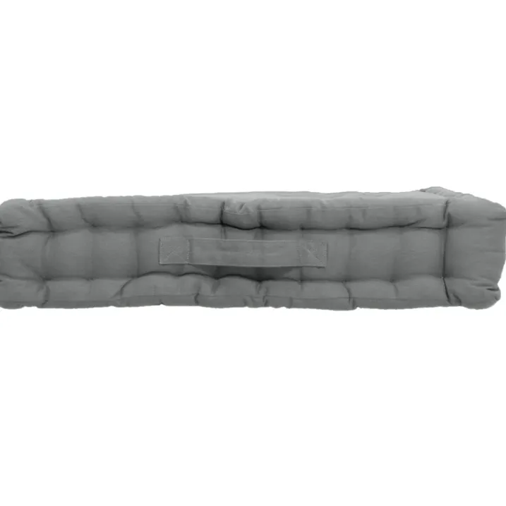 Coussin de sol uni en pur coton