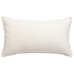 Coussin déhoussable bouclette rectangle