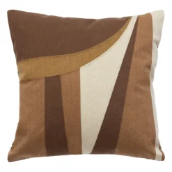 Coussin déhoussable brodé design