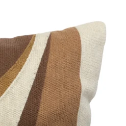 Coussin déhoussable brodé design