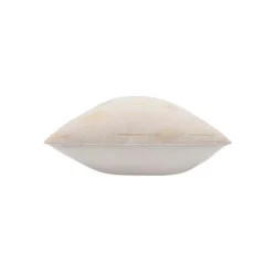 Coussin déhoussable en polycoton à imprimé métallisé