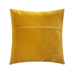 Coussin déhoussable en velours reliefé