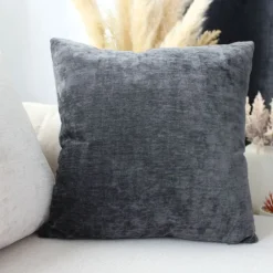Coussin déhoussable en velours