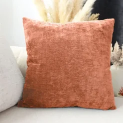 Coussin déhoussable en velours