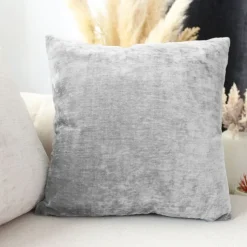 Coussin déhoussable en velours