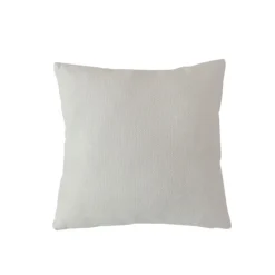 Coussin déhoussable en velours chenillé