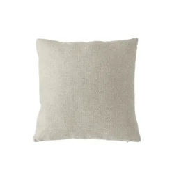 Coussin déhoussable en velours chenillé
