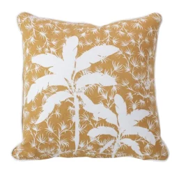 Coussin déhoussable style végétal