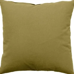 Coussin déhoussable uni en coton