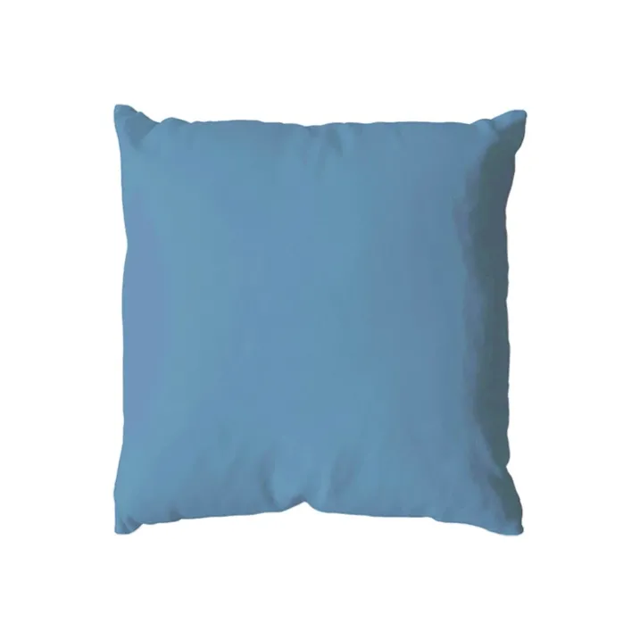 Coussin déhoussable uni en coton