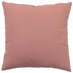 Coussin déhoussable uni en coton