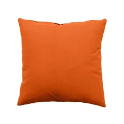 Coussin déhoussable uni en coton