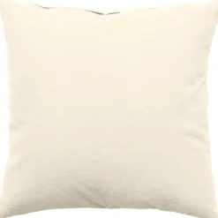 Coussin déhoussable uni en coton