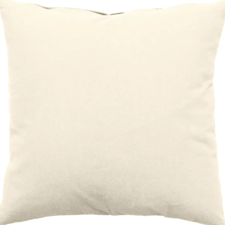 Coussin déhoussable uni en coton