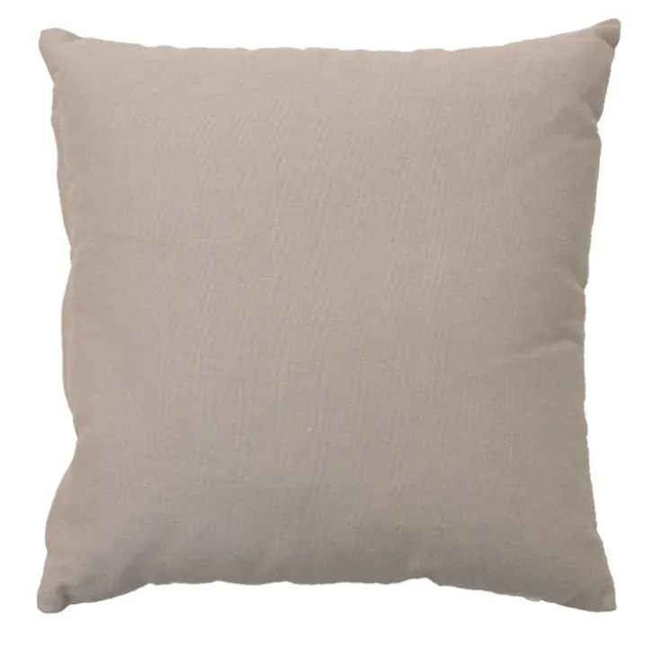 Coussin déhoussable uni en coton