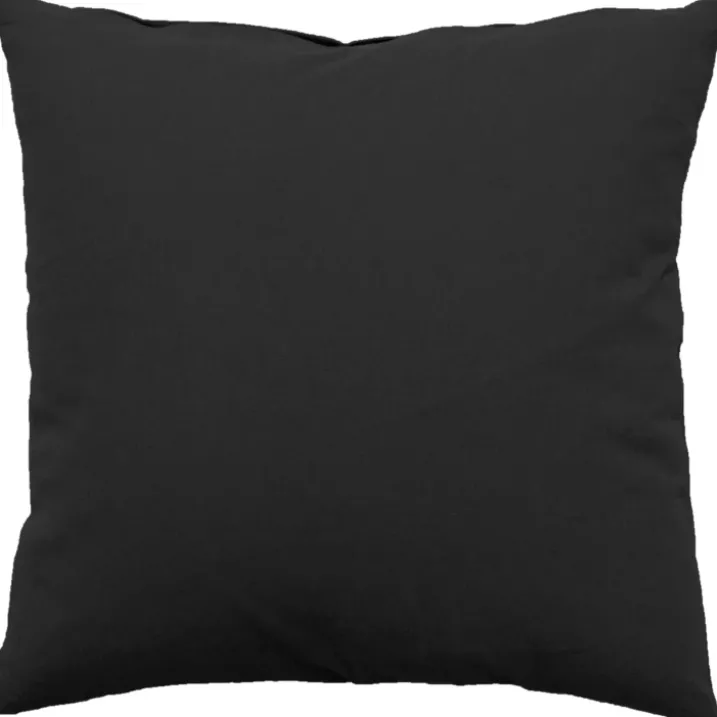 Coussin déhoussable uni en coton