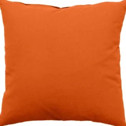 Coussin déhoussable uni en coton