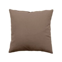 Coussin déhoussable uni en coton