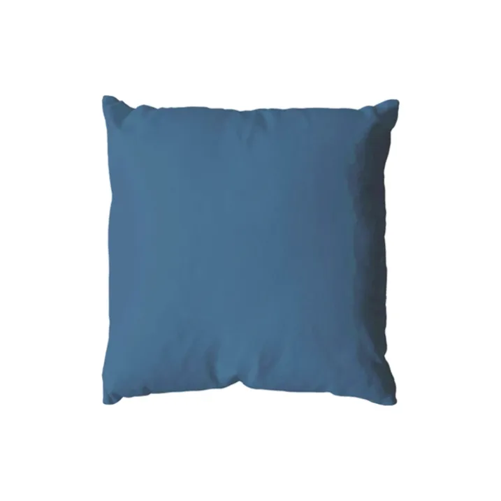 Coussin déhoussable uni en coton