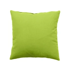 Coussin déhoussable uni en coton