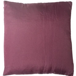 Coussin déhoussable uni en coton