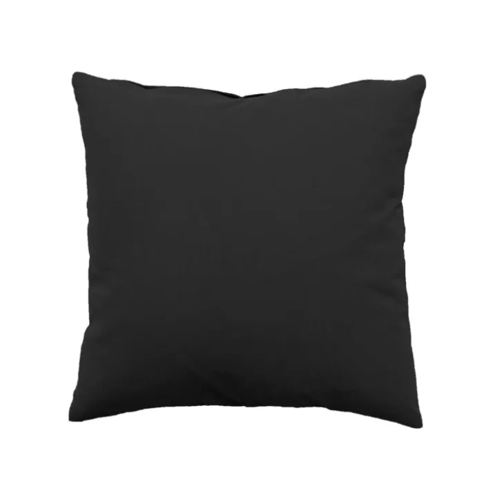 Coussin déhoussable uni en coton