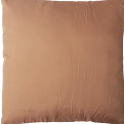 Coussin déhoussable uni en coton