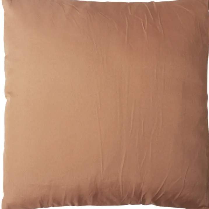 Coussin déhoussable uni en coton