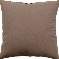 Coussin déhoussable uni en coton