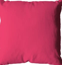 Coussin déhoussable uni en coton
