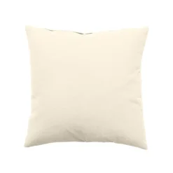 Coussin déhoussable uni en coton