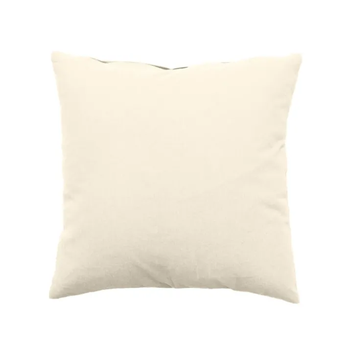 Coussin déhoussable uni en coton