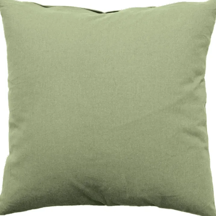 Coussin déhoussable uni en coton