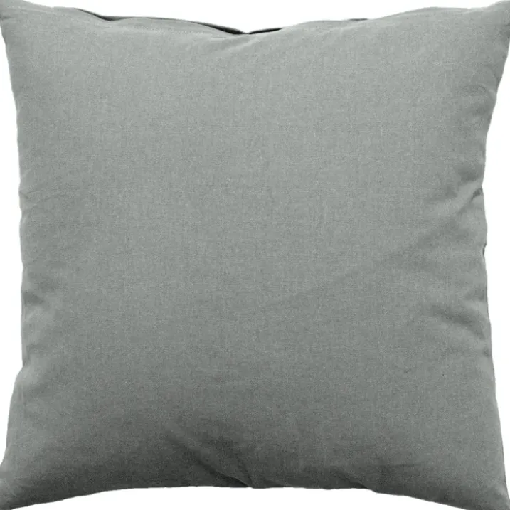 Coussin déhoussable uni en coton