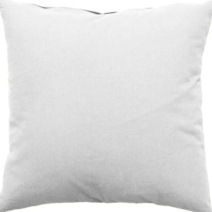 Coussin déhoussable uni en coton