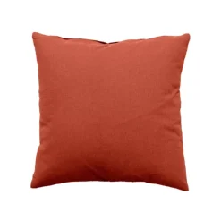 Coussin déhoussable uni en coton