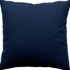 Coussin déhoussable uni en coton