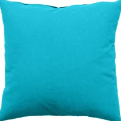 Coussin déhoussable uni en coton