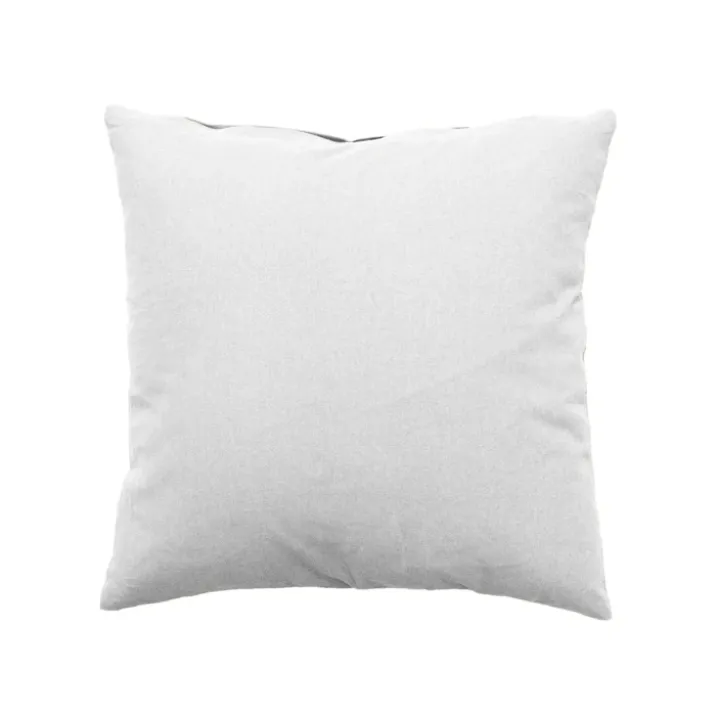 Coussin déhoussable uni en coton
