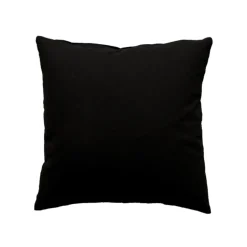 Coussin déhoussable uni en coton