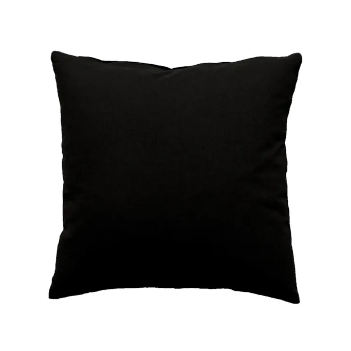Coussin déhoussable uni en coton