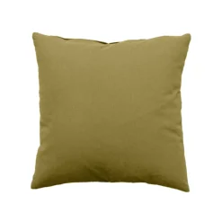 Coussin déhoussable uni en coton