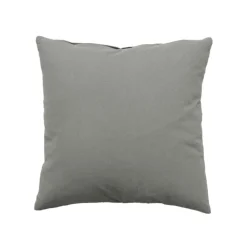 Coussin déhoussable uni en coton