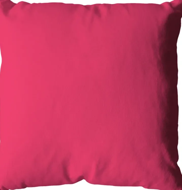 Coussin déhoussable uni en coton
