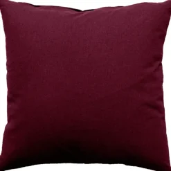 Coussin déhoussable uni en coton