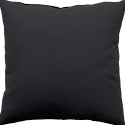 Coussin déhoussable uni en coton