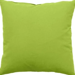 Coussin déhoussable uni en coton